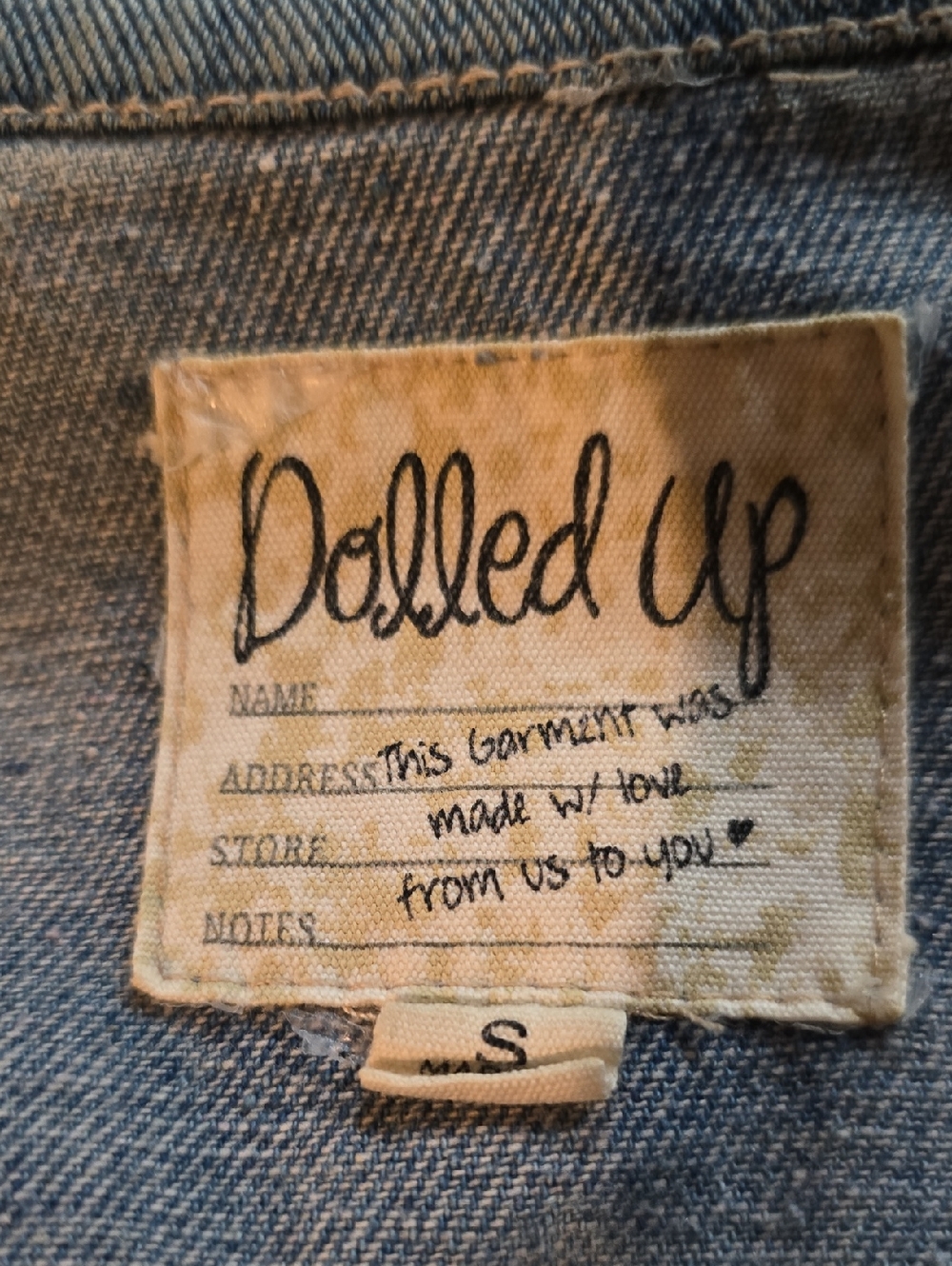 Jean Jacket Vest - Picture 2 of 5